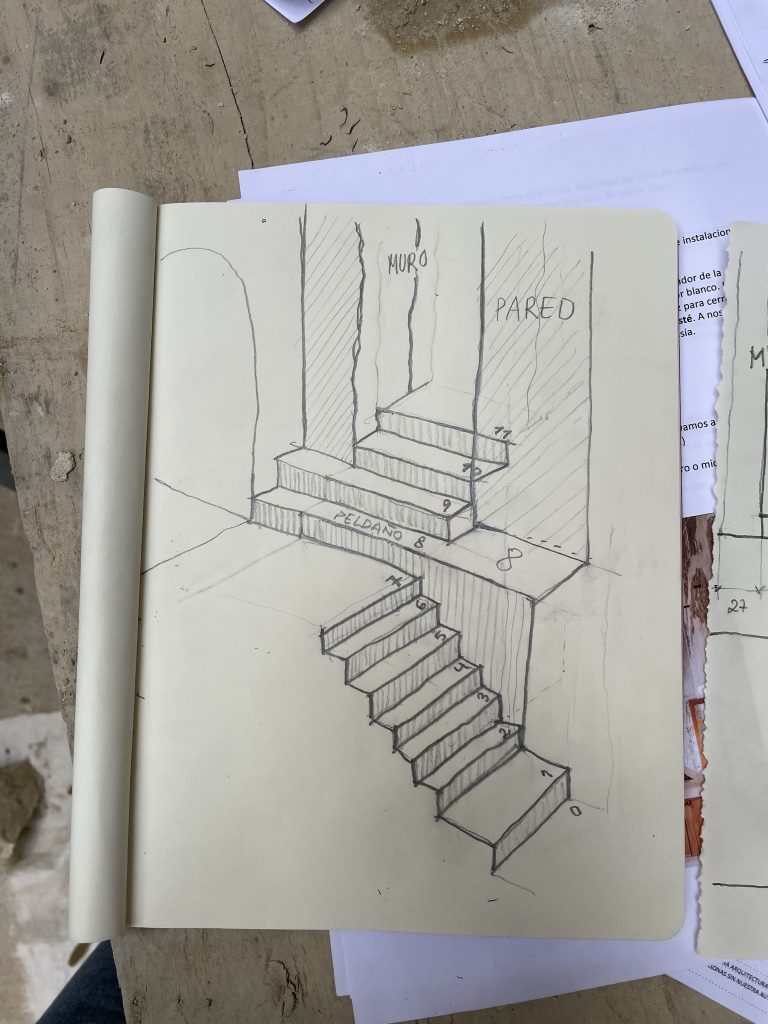 Croquis técnico realizado durante la rehabilitación de una masía.jpeg